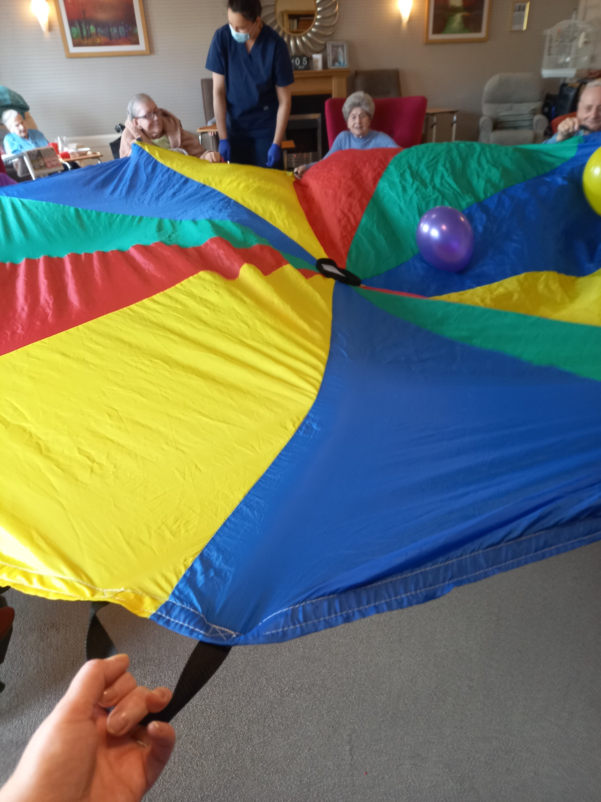 Fun and games with Parachute Exercising - Thumbnail